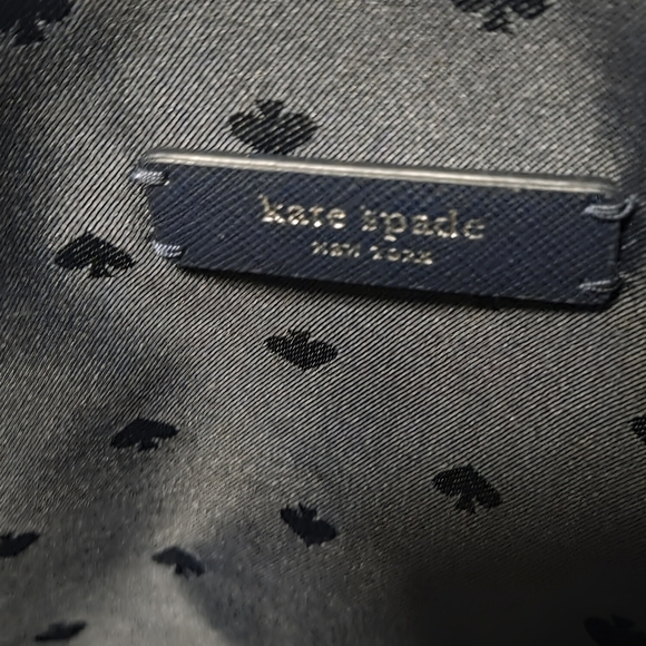 Kate Spade Joeley Small Satchel Crossbody Dusk Navy Sparkle - Picture 10 of 12